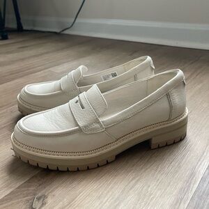 Women's Cream Loafers